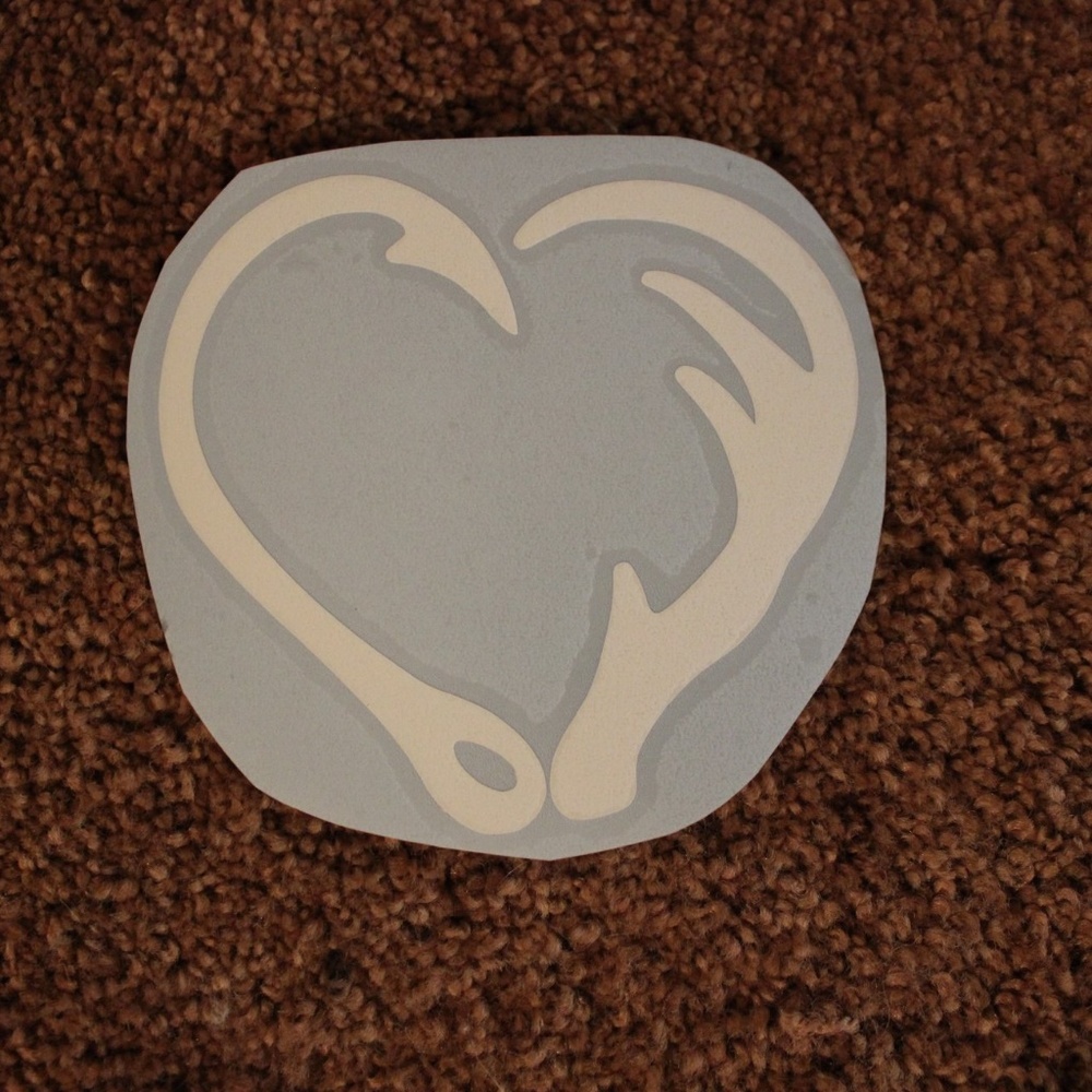 Antler & Hook Decal